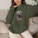 Warlock Cat at Your Serivece D&D Hoodie | Cat Lover RPG Gift