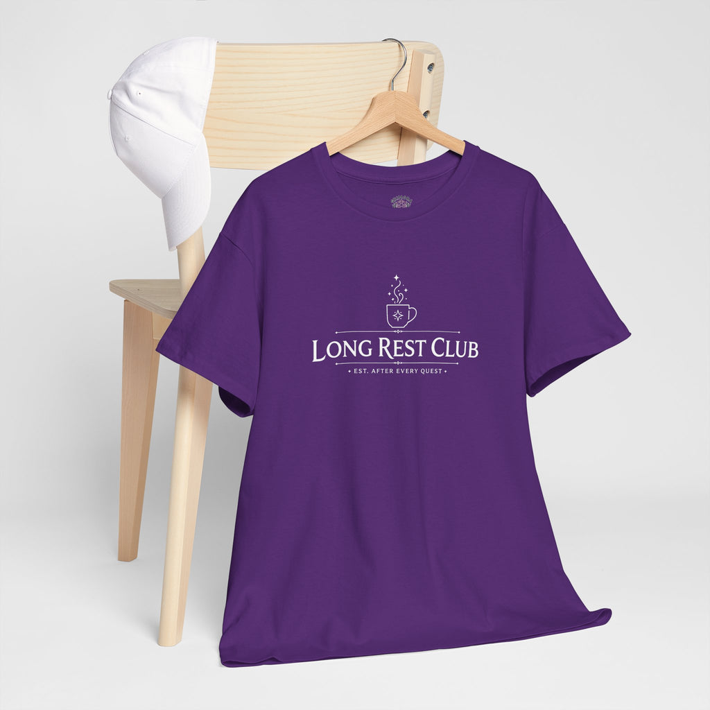 Long Rest Club – Est. After Every Quest | Fantasy RPG T-shirt