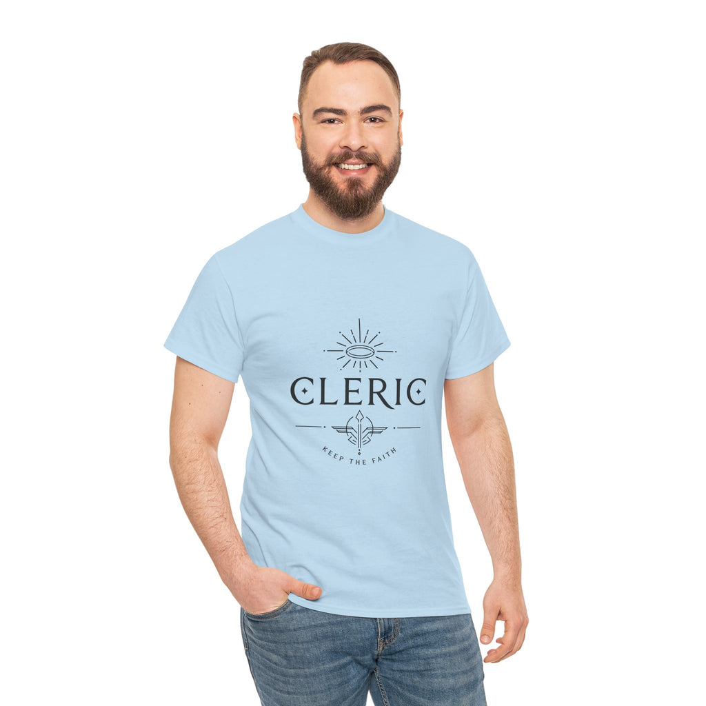 Cleric – Keep the Faith | DnD class T-shirt