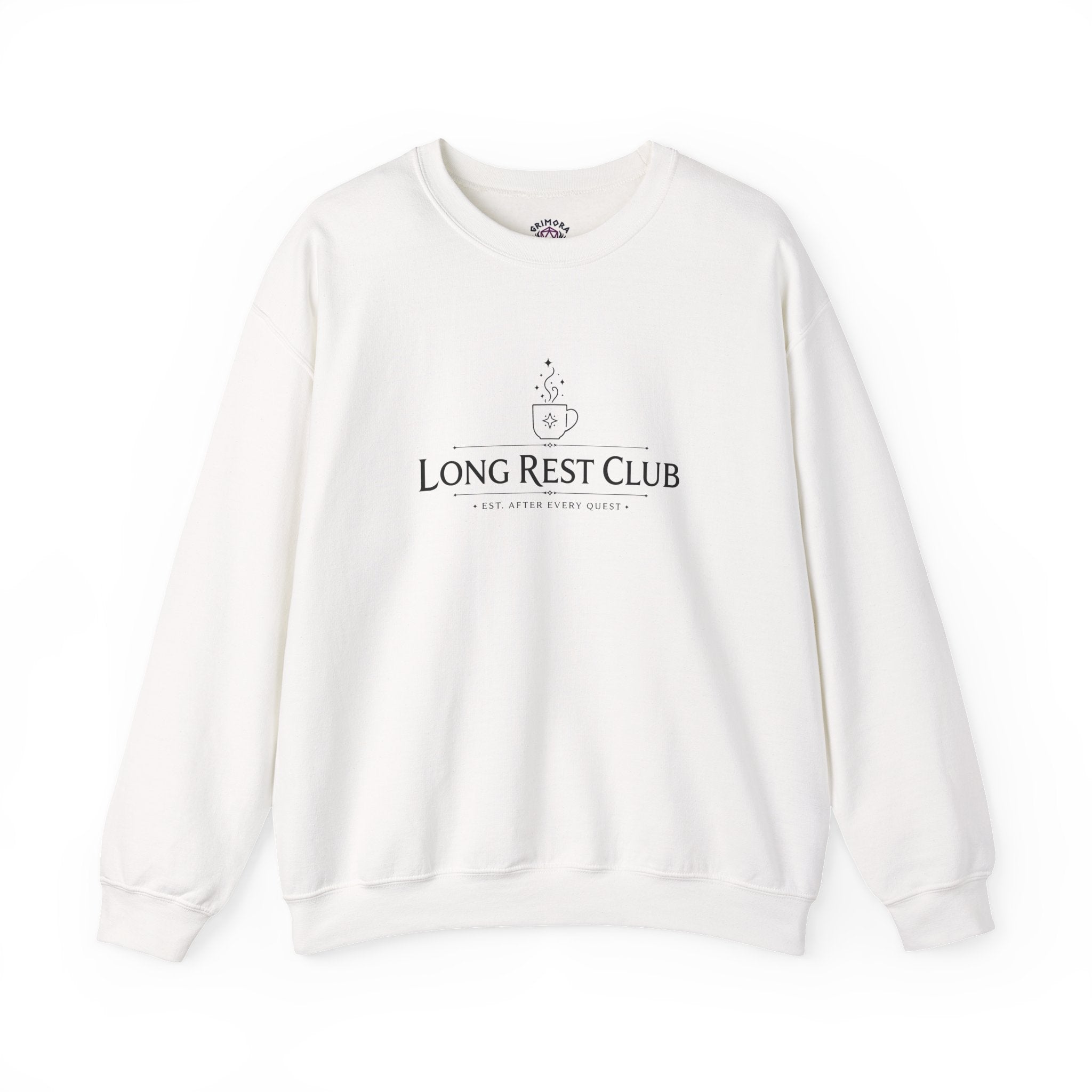 Long Rest Club – Est. After Every Quest | Fantasy RPG Sweatshirt