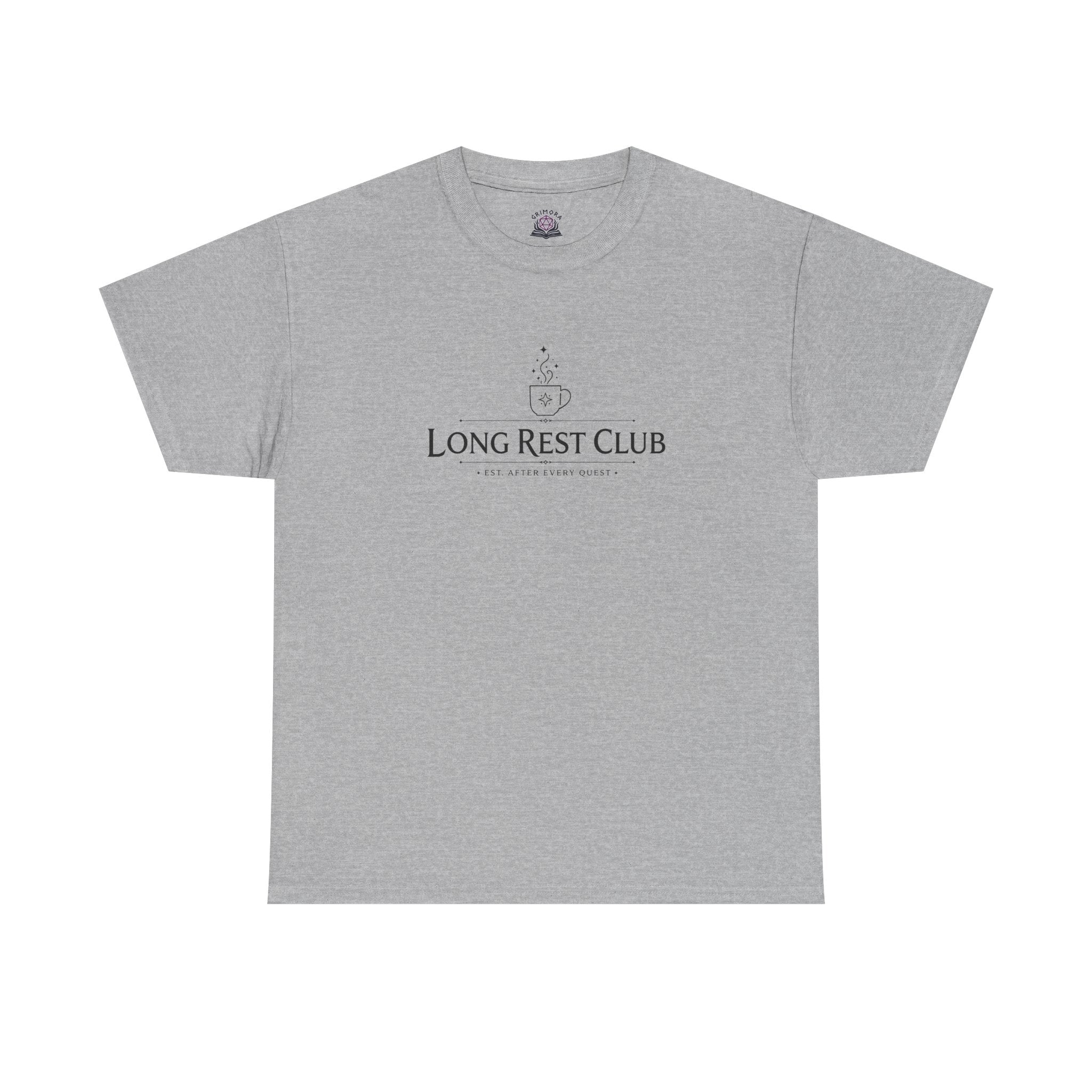 Long Rest Club – Est. After Every Quest | Fantasy RPG T-shirt
