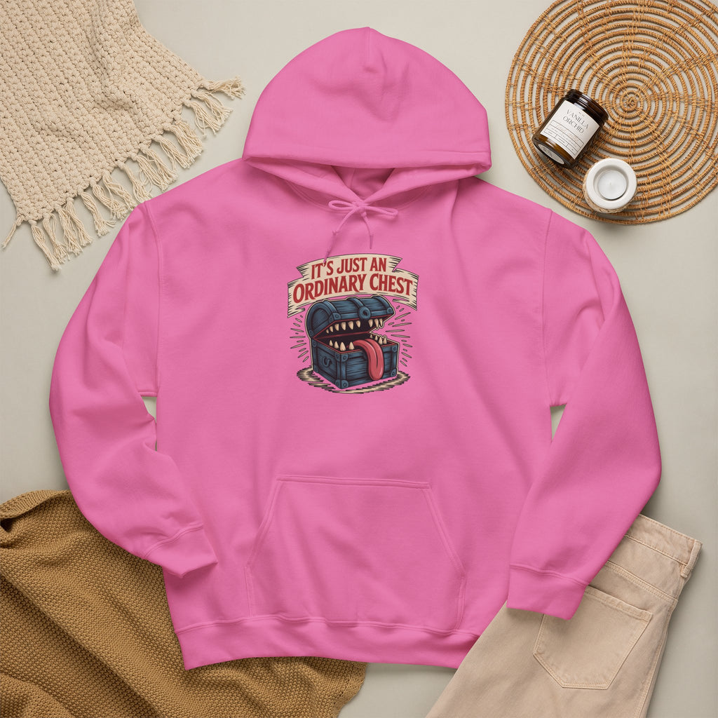 "It's Just An Ordinary Chest" — Mimic monster Hoodie