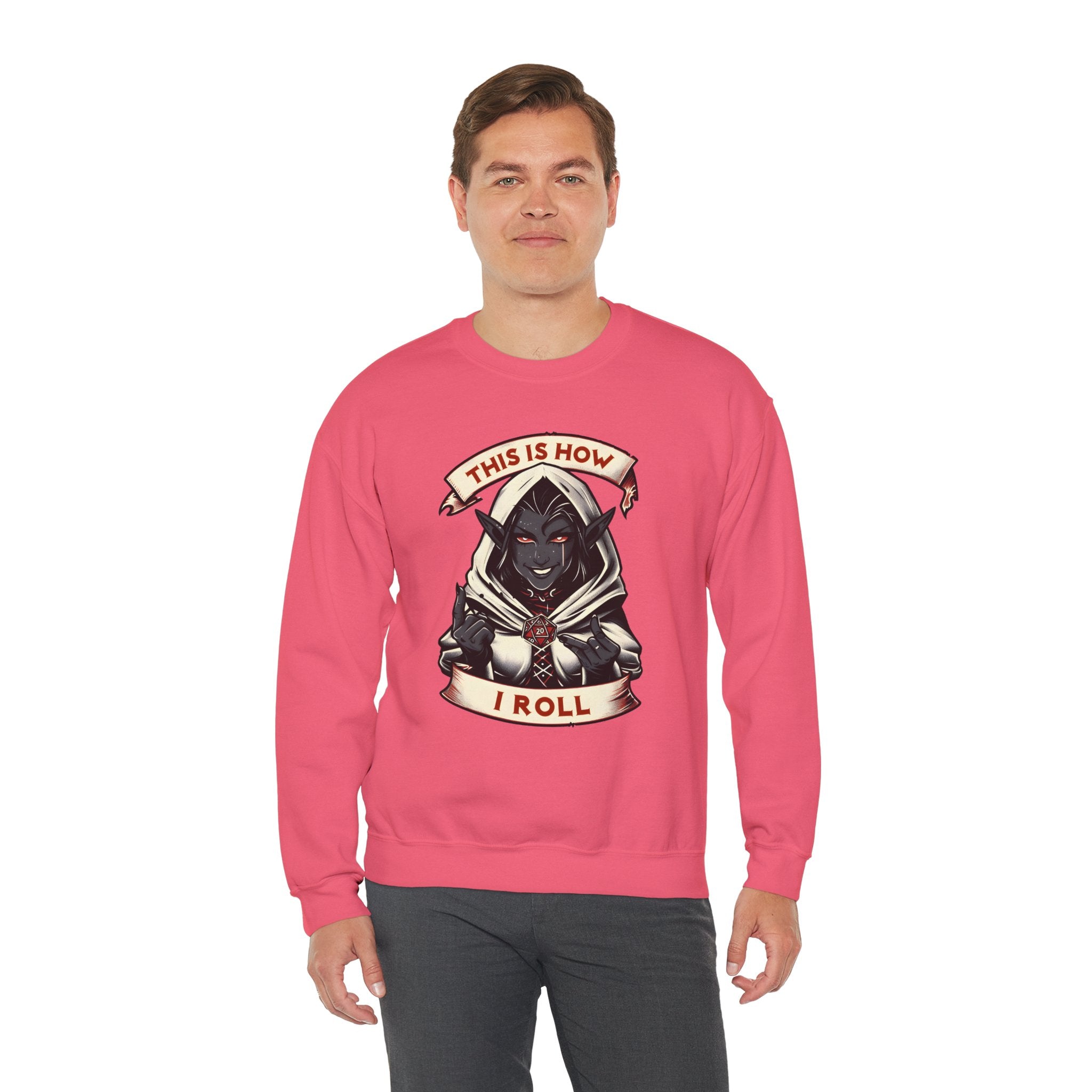 This Is How I Roll D20 Sweatshirt