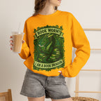 Book Worm? I Am a Book Dragon, Fantasy Reader Sweatshirt