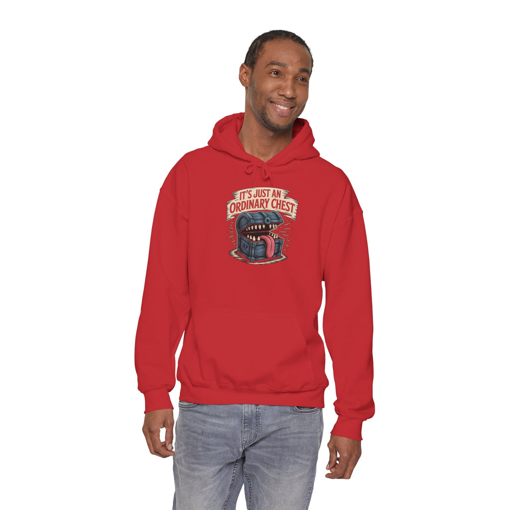 "It's Just An Ordinary Chest" — Mimic monster Hoodie