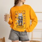 Fighter Cat at Your Service D&D Sweatshirt | Cat Lover RPG Gift
