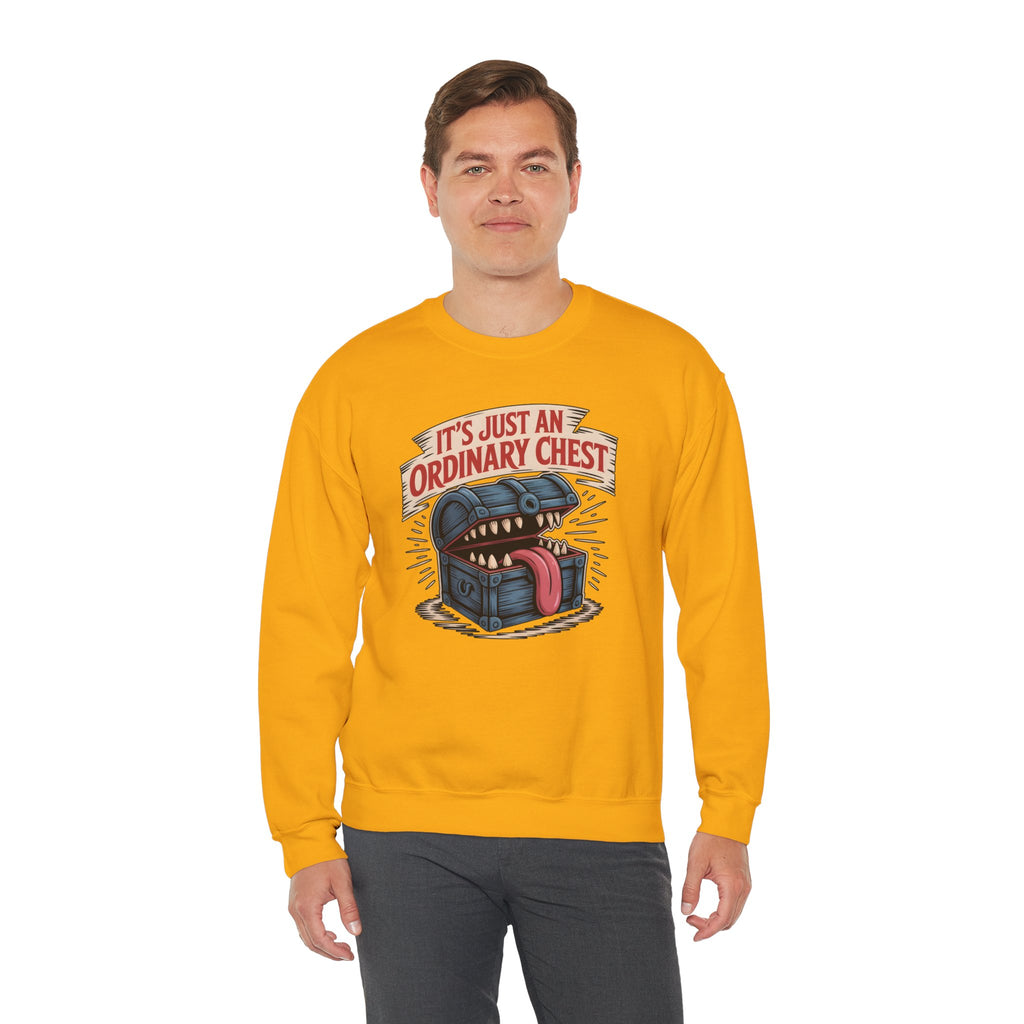 "It's Just An Ordinary Chest" — Mimic monster Sweatshirt