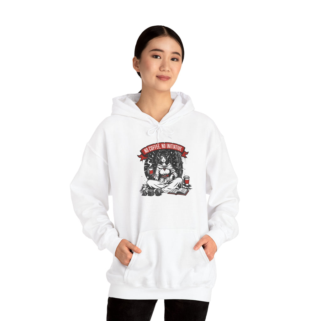 No Coffee, No Initiative | Fantasy RPG Hoodie