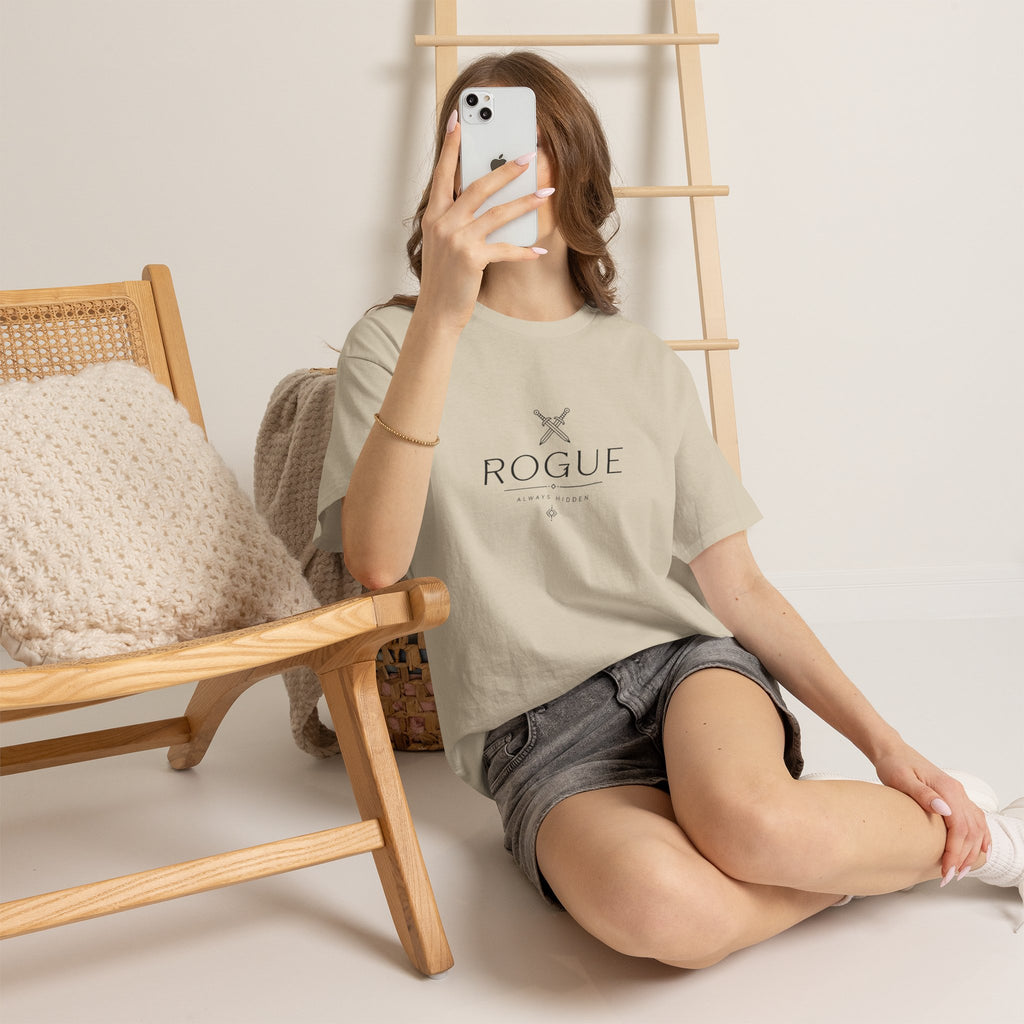Rogue – Always Hidden | DnD class T-shirt