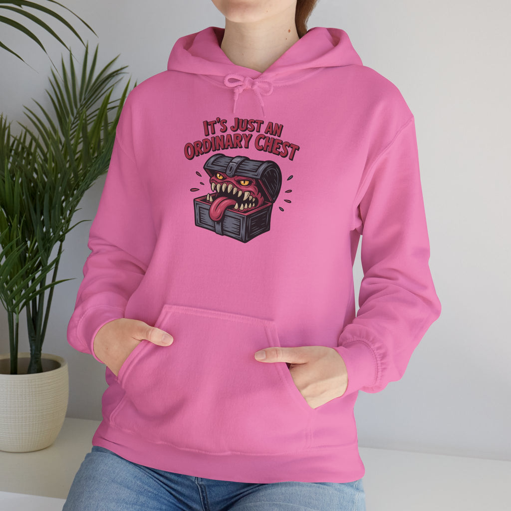 "It's Just An Ordinary Chest" — Mimic monster Hoodie