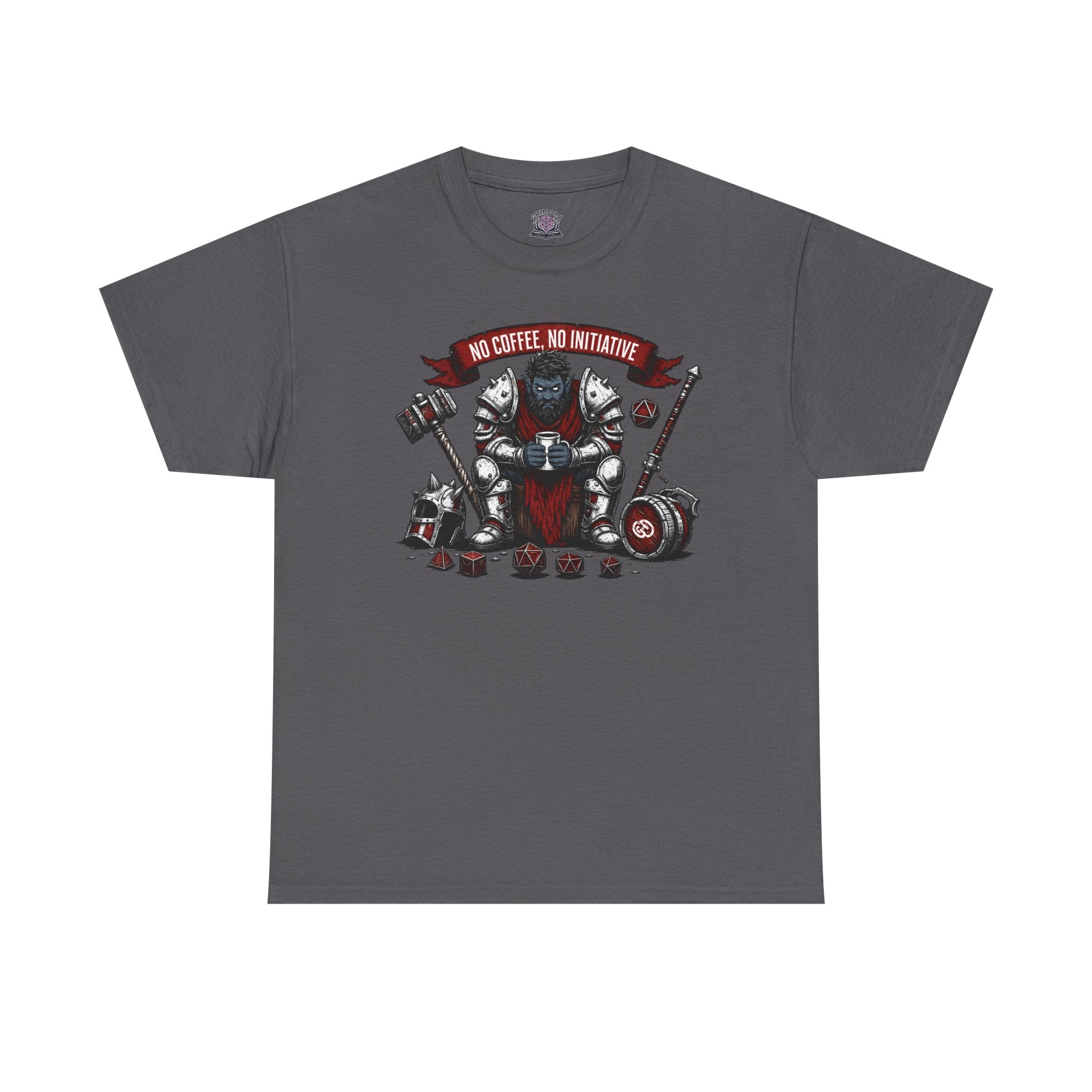 No Coffee, No Initiative | Fantasy RPG T-shirt
