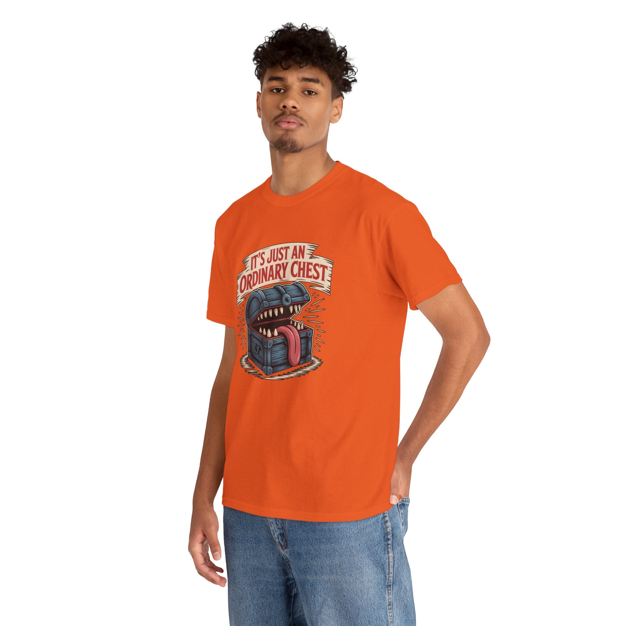 "It's Just An Ordinary Chest" — Mimic monster T-shirt