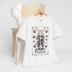 Fighter Cat at Your Service D&D T-shirt | Cat Lover RPG Gift