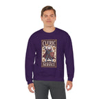 Cleric Cat at Your Service D&D Sweatshirt | Cat Lover RPG Gift