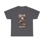 Bard Cat at Your Serivece D&D T-shirt | Cat Lover RPG Gift
