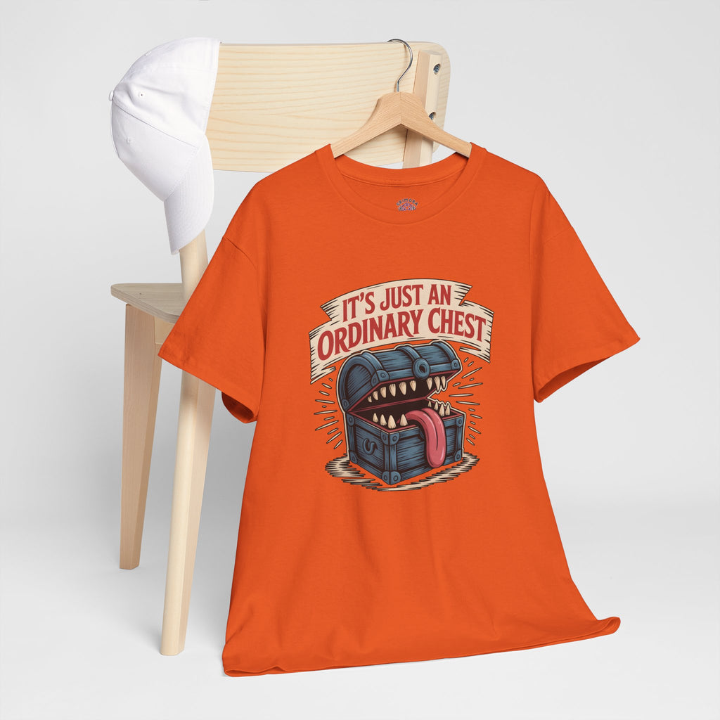 "It's Just An Ordinary Chest" — Mimic monster T-shirt
