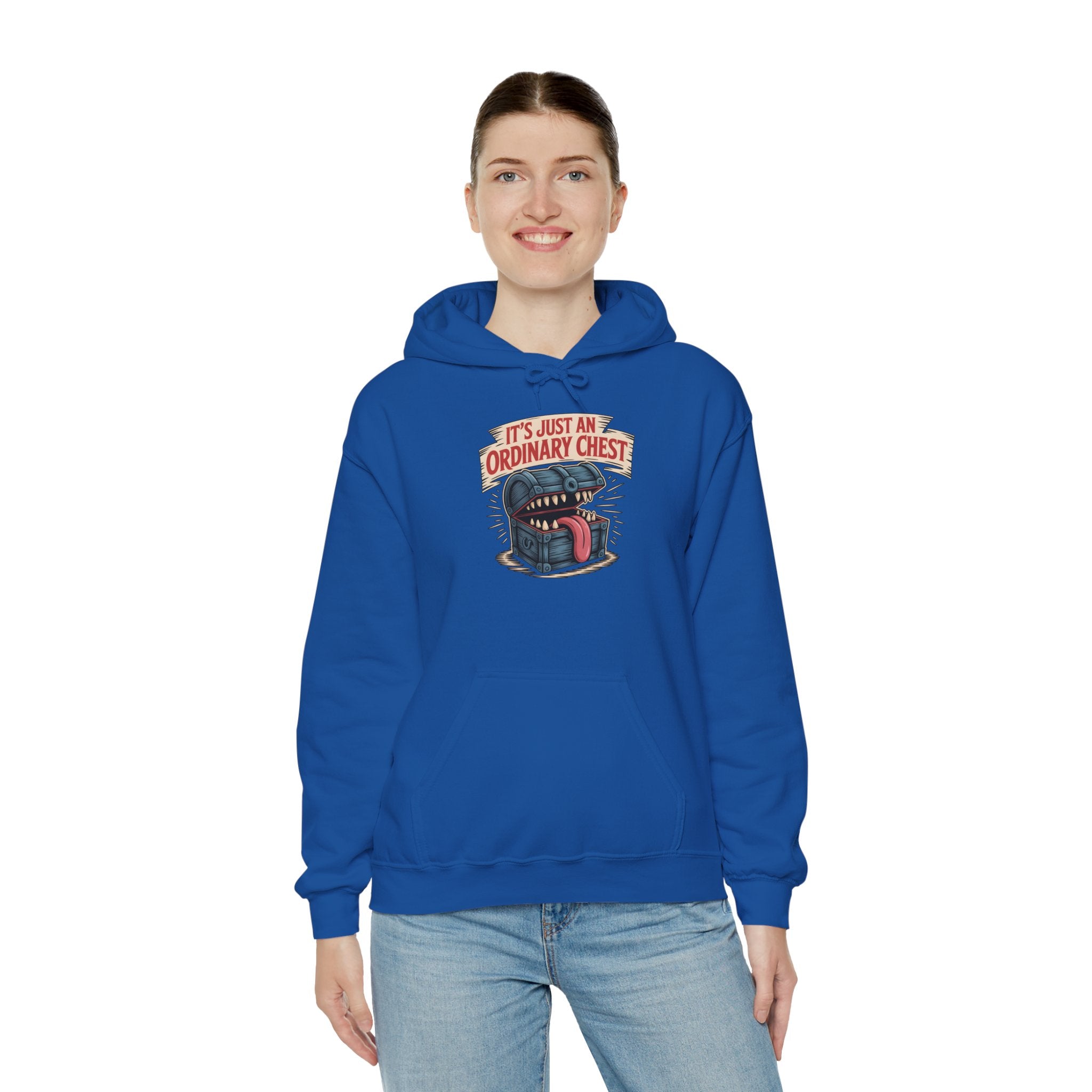 "It's Just An Ordinary Chest" — Mimic monster Hoodie