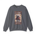 Cleric Cat at Your Service D&D Sweatshirt | Cat Lover RPG Gift