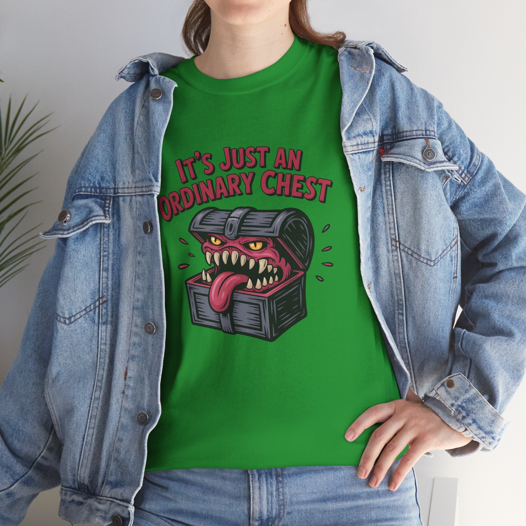 "It's Just An Ordinary Chest" — Mimic monster T-shirt