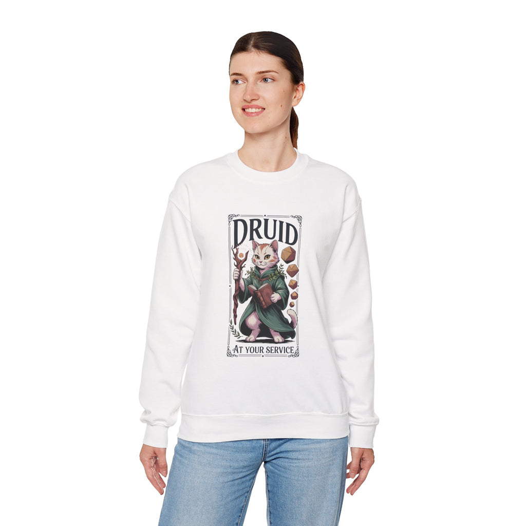 Born to Read, Forced to Work | Book lover  Sweatshirt | Cat Lover RPG Gift