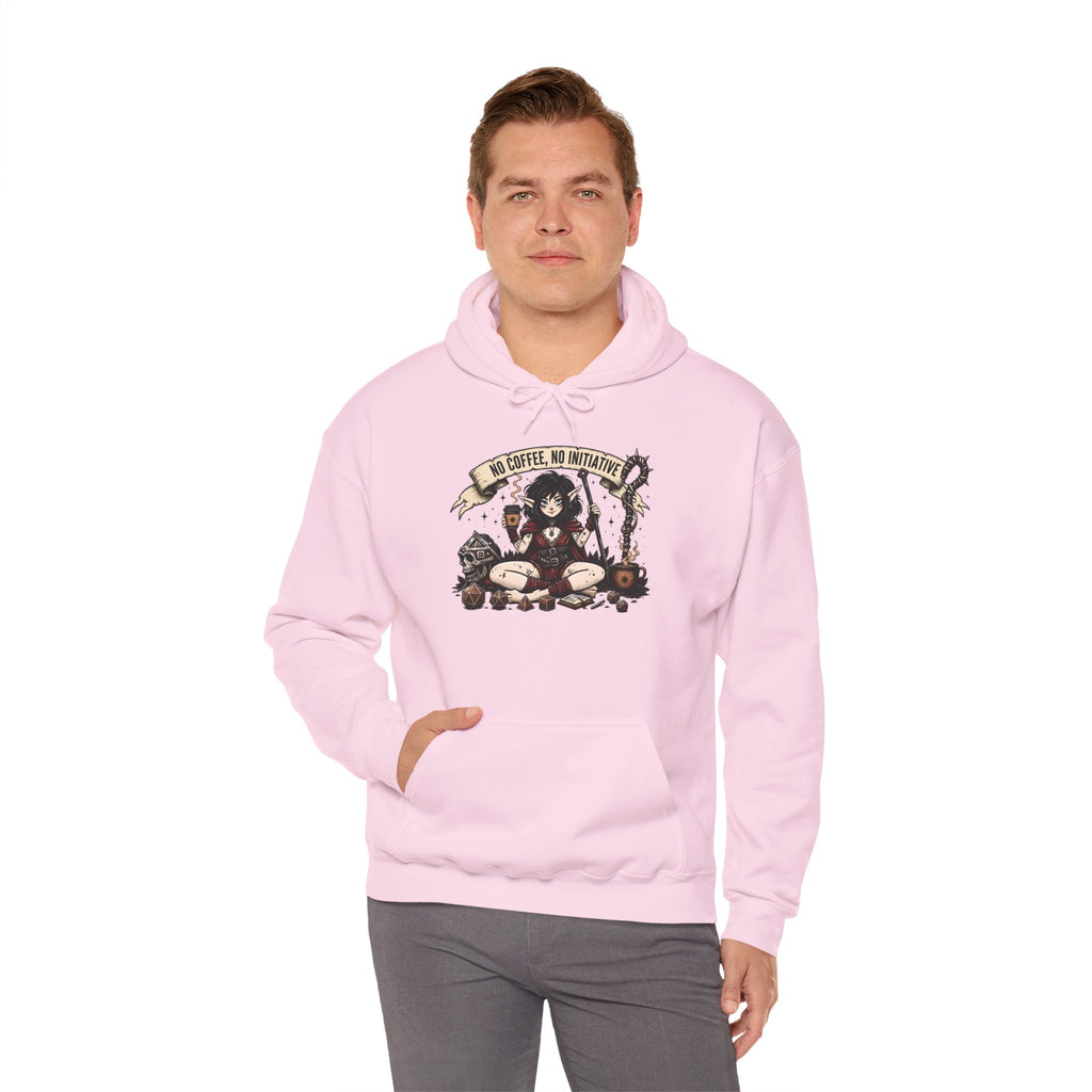No Coffee, No Initiative | Fantasy RPG Hoodie