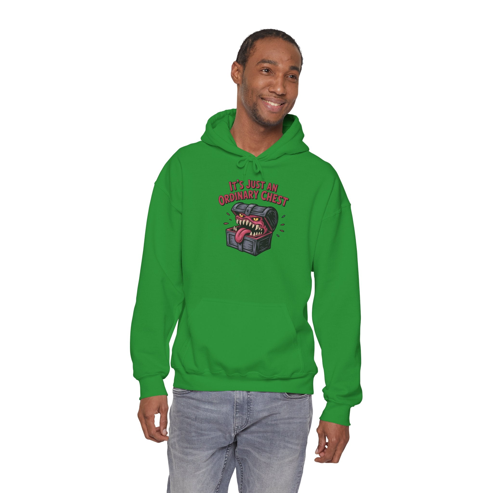 "It's Just An Ordinary Chest" — Mimic monster Hoodie