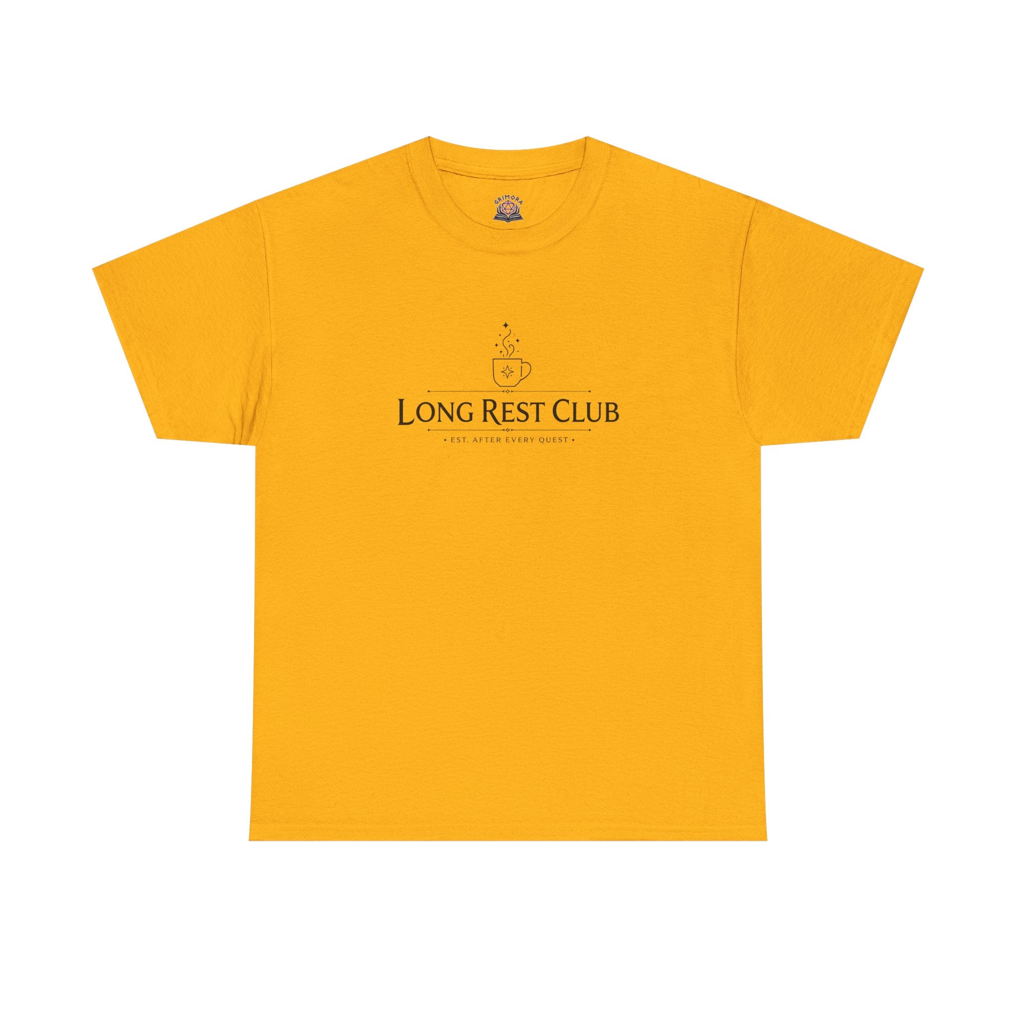 Long Rest Club – Est. After Every Quest | Fantasy RPG T-shirt
