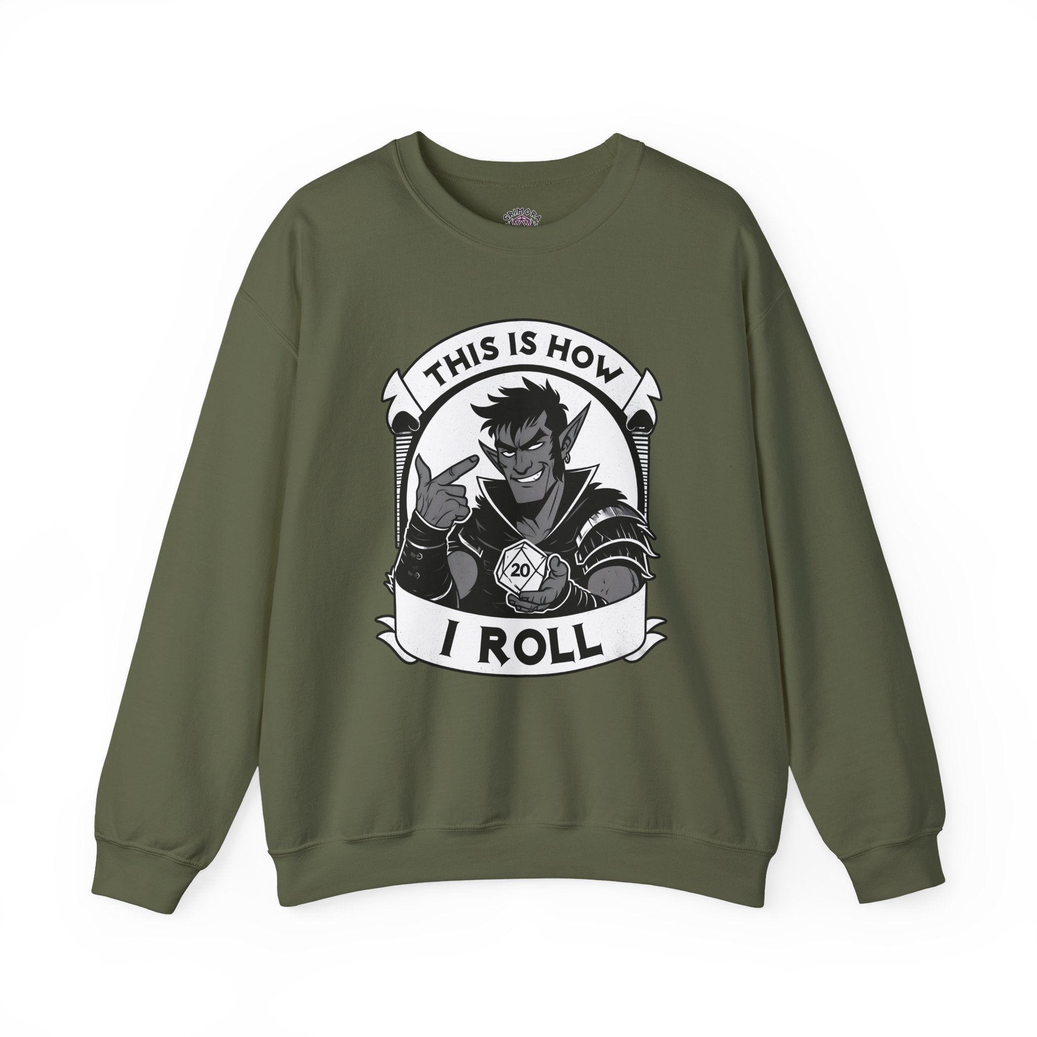 This Is How I Roll D20 Sweatshirt