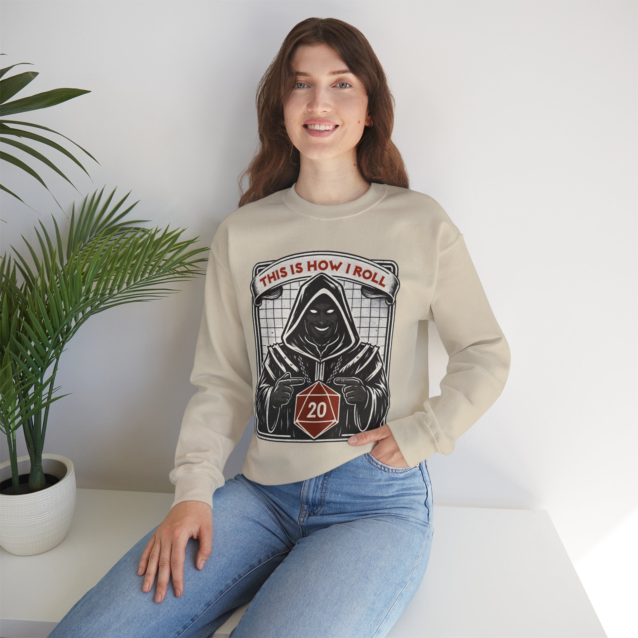 This Is How I Roll D20 Sweatshirt
