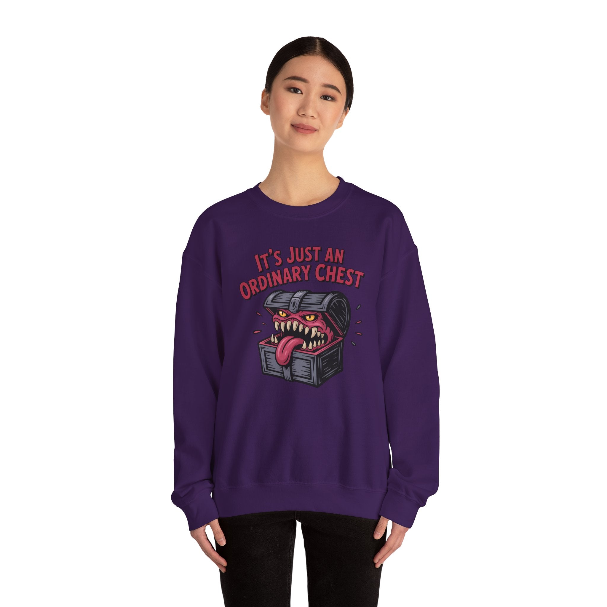"It's Just An Ordinary Chest" — Mimic monster Sweatshirt