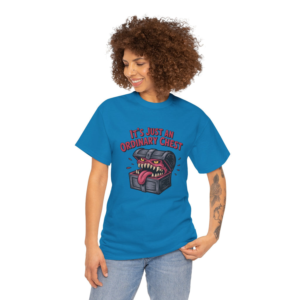 "It's Just An Ordinary Chest" — Mimic monster T-shirt