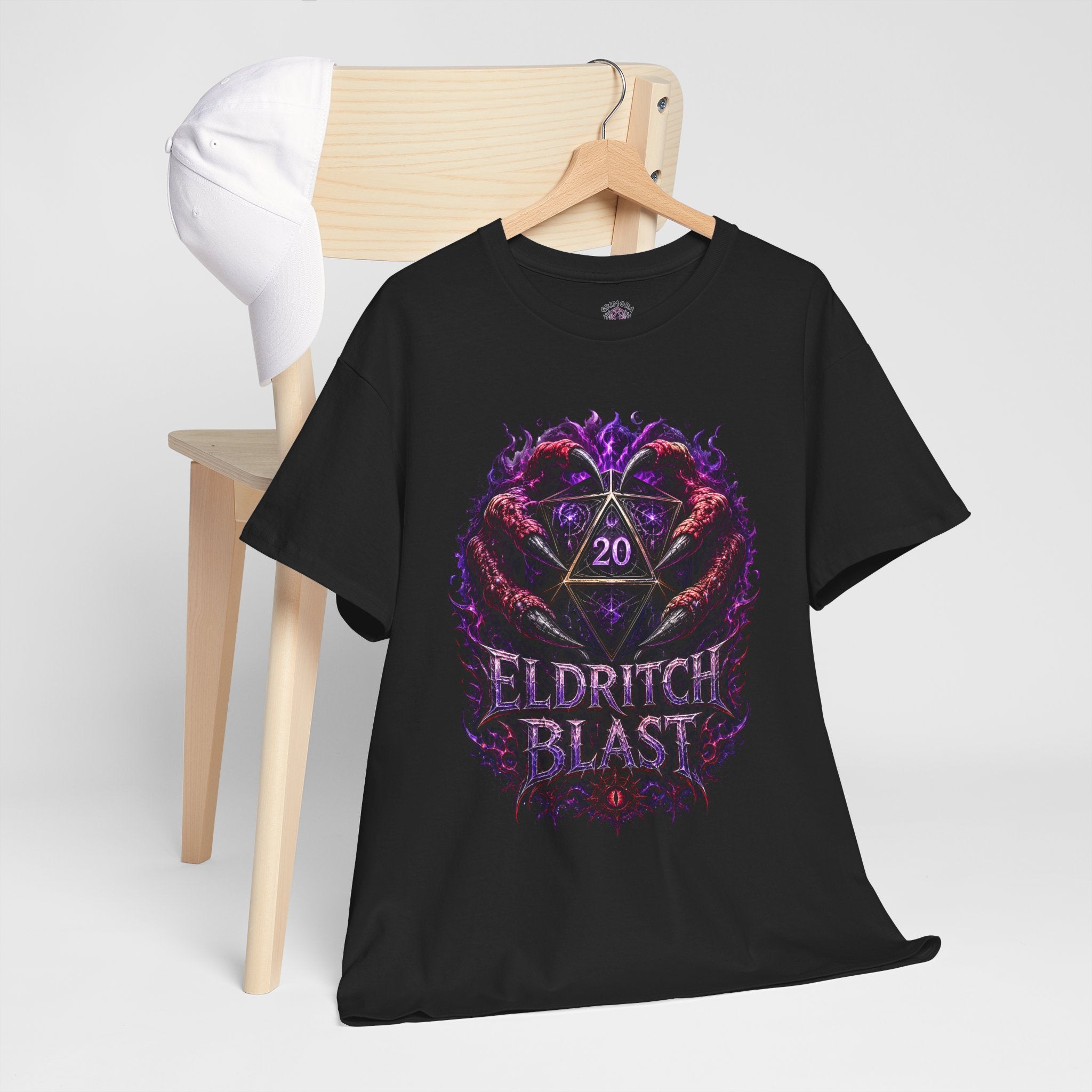Eldritch Blast – The Patron Always Answers | Fantasy RPG D20 T-shirt