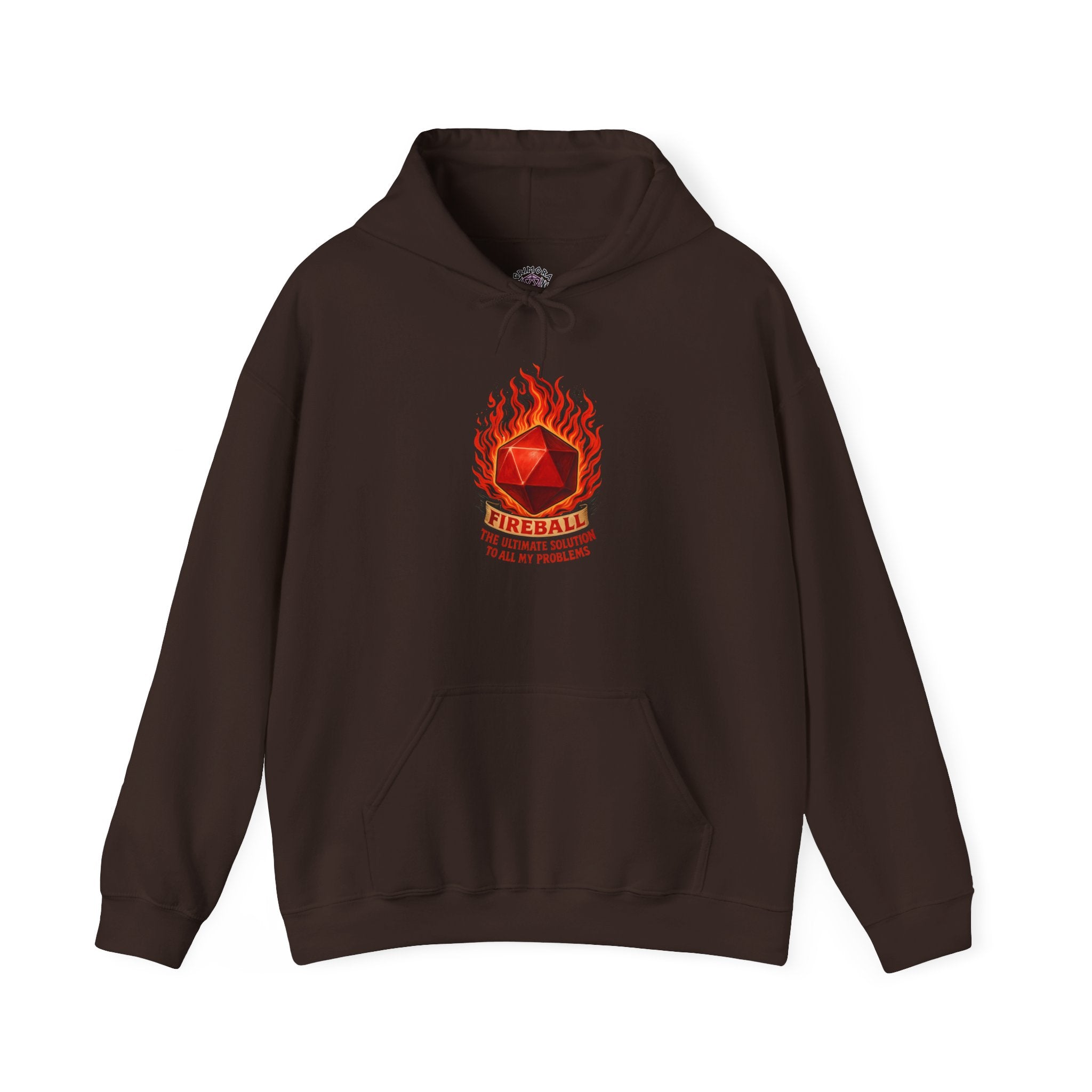 Fireball – The Ultimate Solution to All My Problems| Funny RPG Hoodie