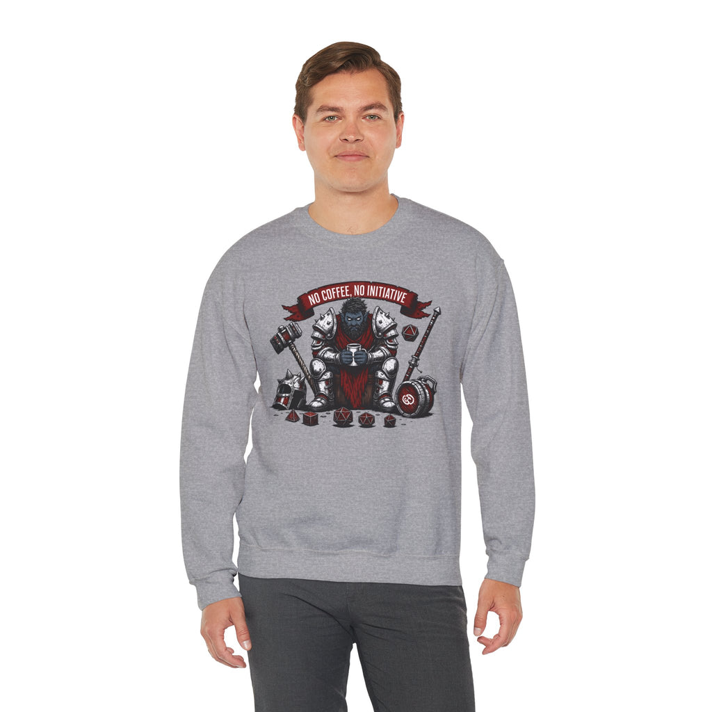 No Coffee, No Initiative | Fantasy RPG Sweatshirt