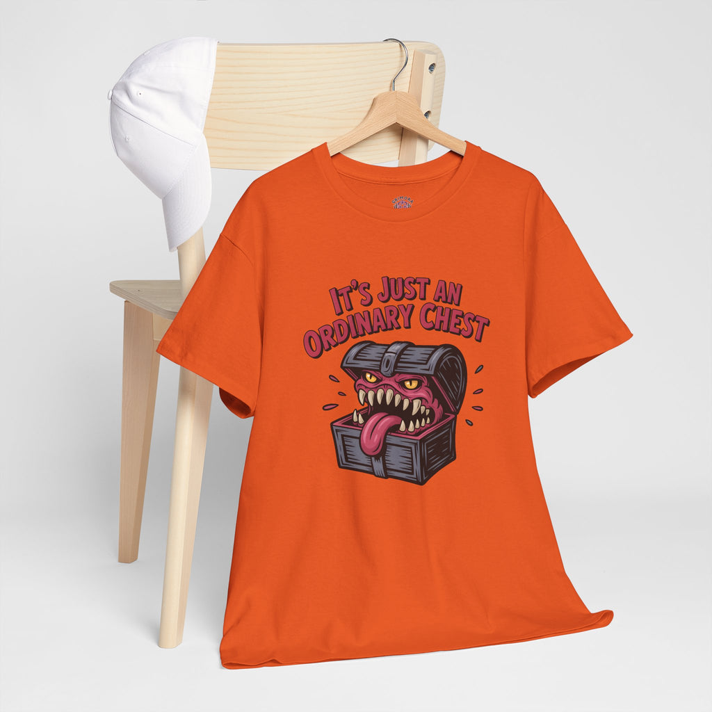"It's Just An Ordinary Chest" — Mimic monster T-shirt
