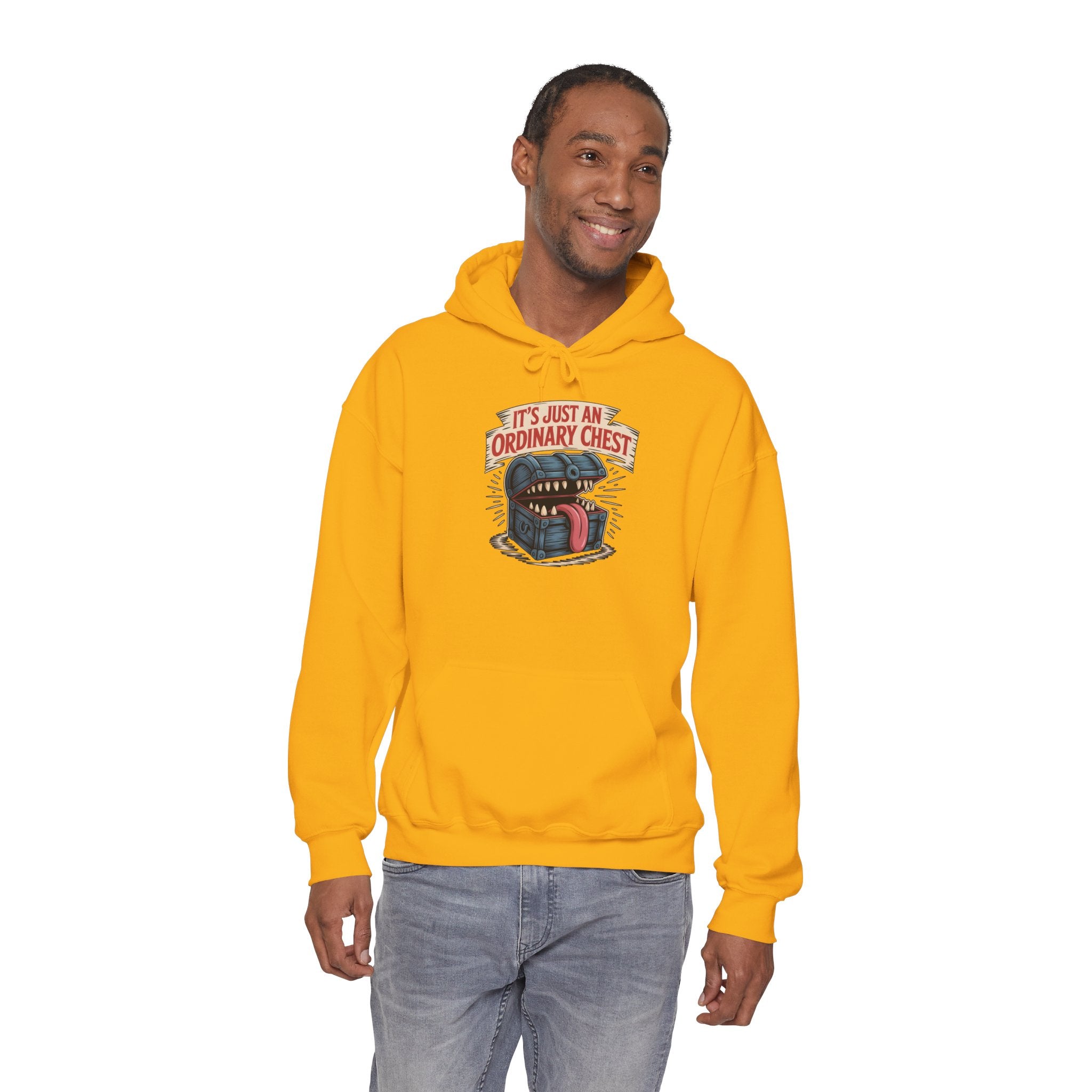 "It's Just An Ordinary Chest" — Mimic monster Hoodie