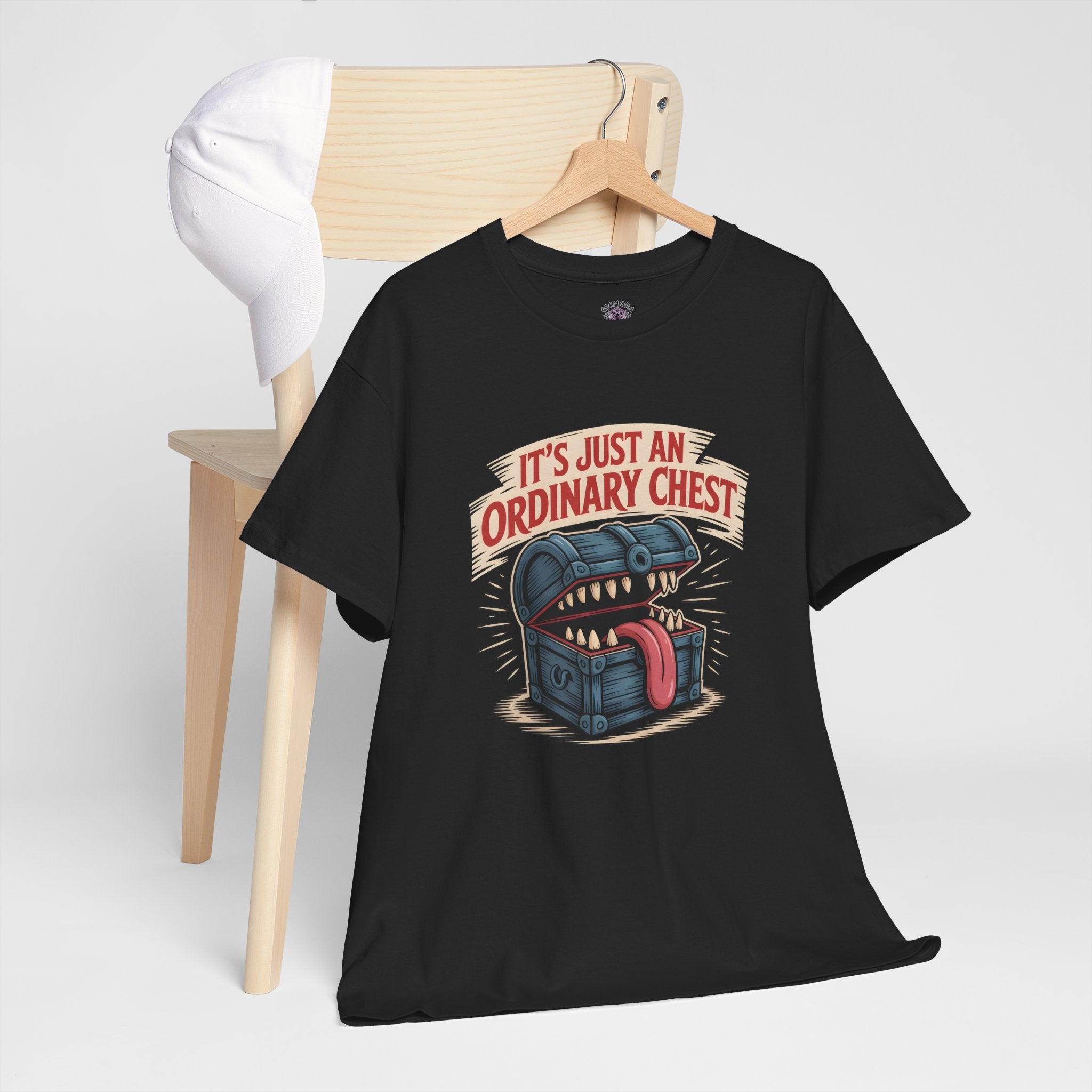 "It's Just An Ordinary Chest" — Mimic monster T-shirt