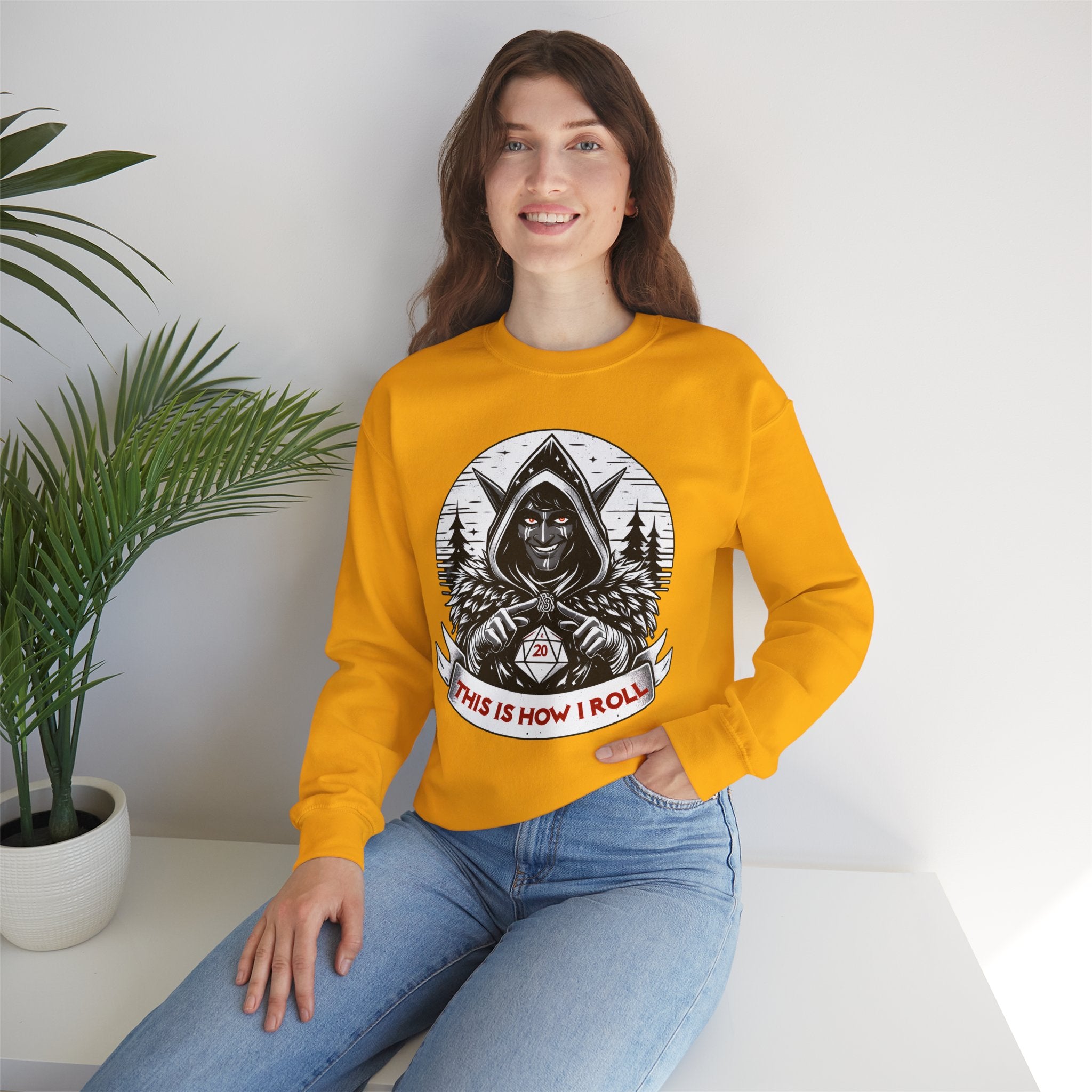 This Is How I Roll D20 Sweatshirt