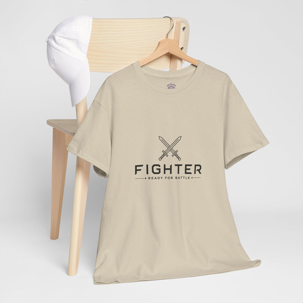 Fighter – Ready for Battle | DnD class T-shirt
