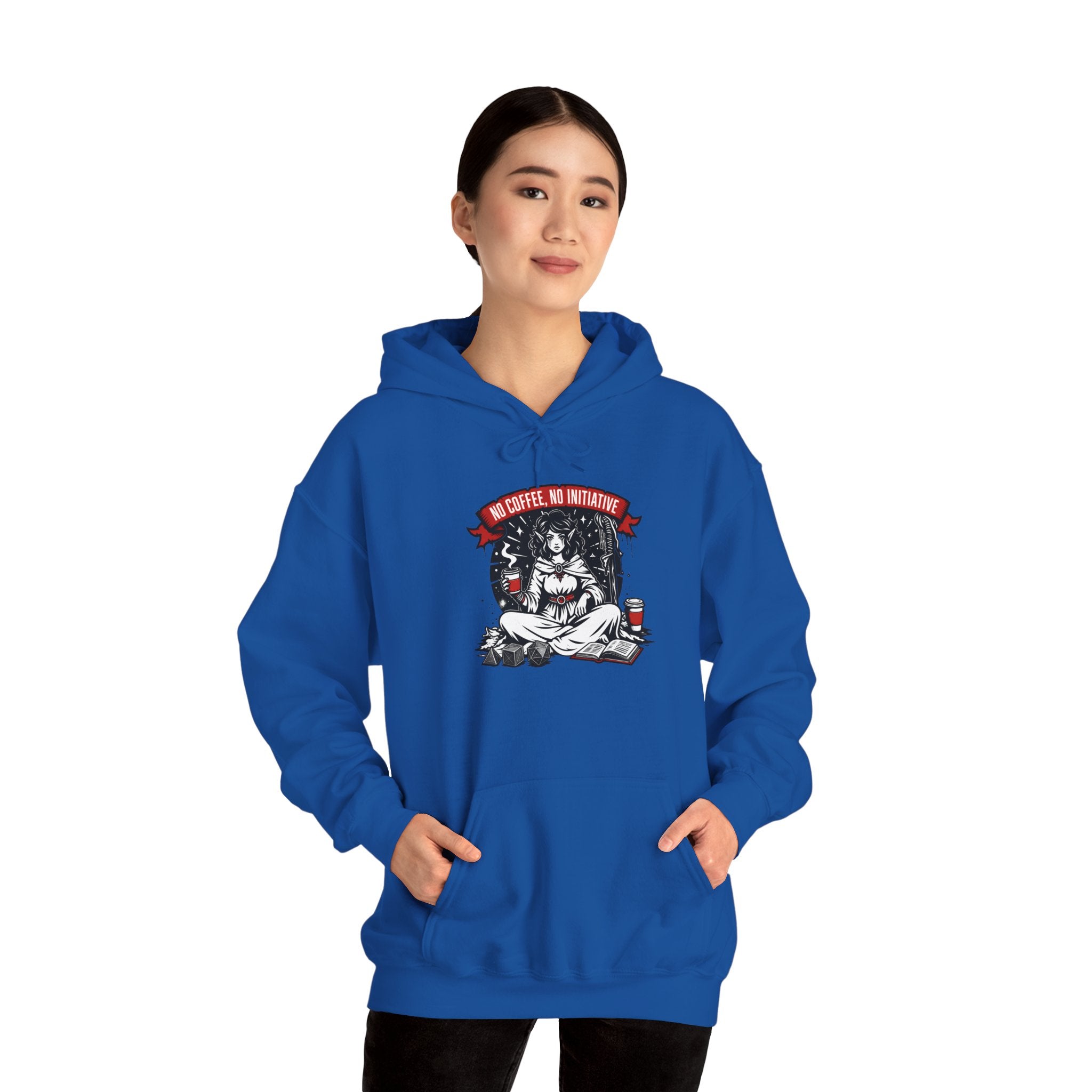 No Coffee, No Initiative | Fantasy RPG Hoodie
