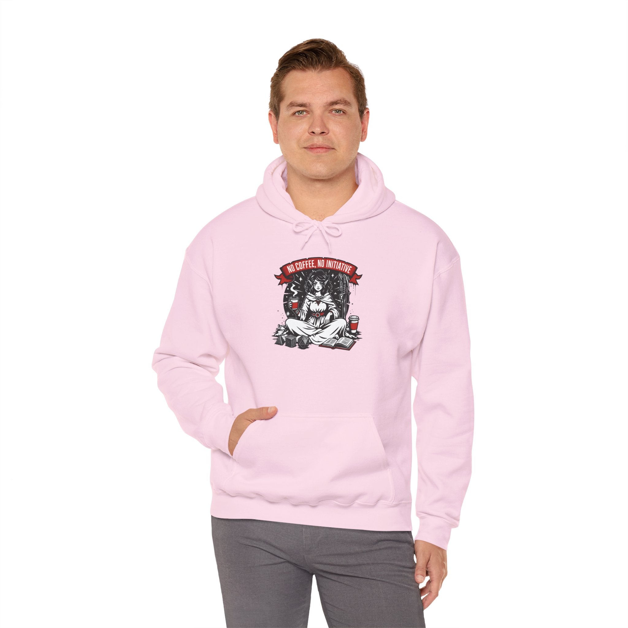 No Coffee, No Initiative | Fantasy RPG Hoodie