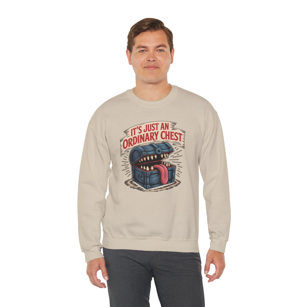 "It's Just An Ordinary Chest" — Mimic monster Sweatshirt
