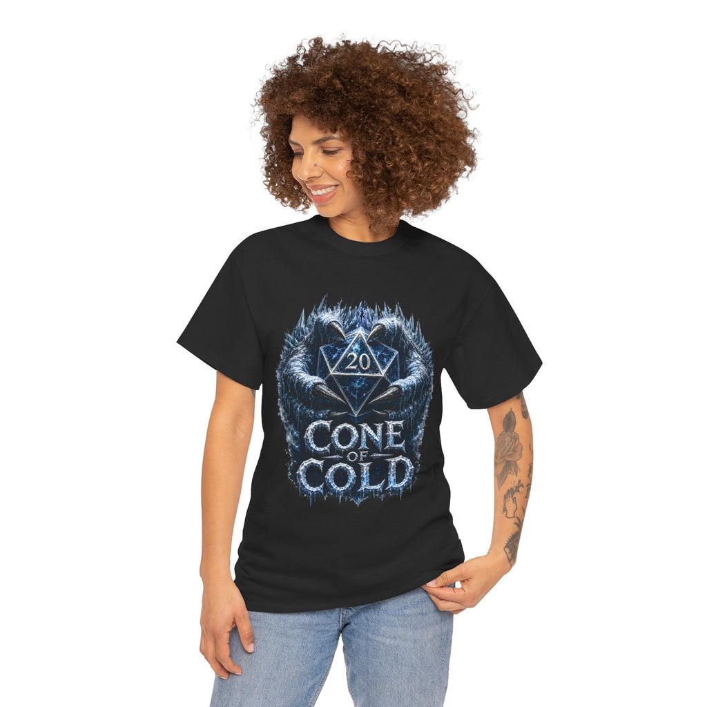 Cone of Cold – Master of Ice Magic | Fantasy RPG D20 T-shirt