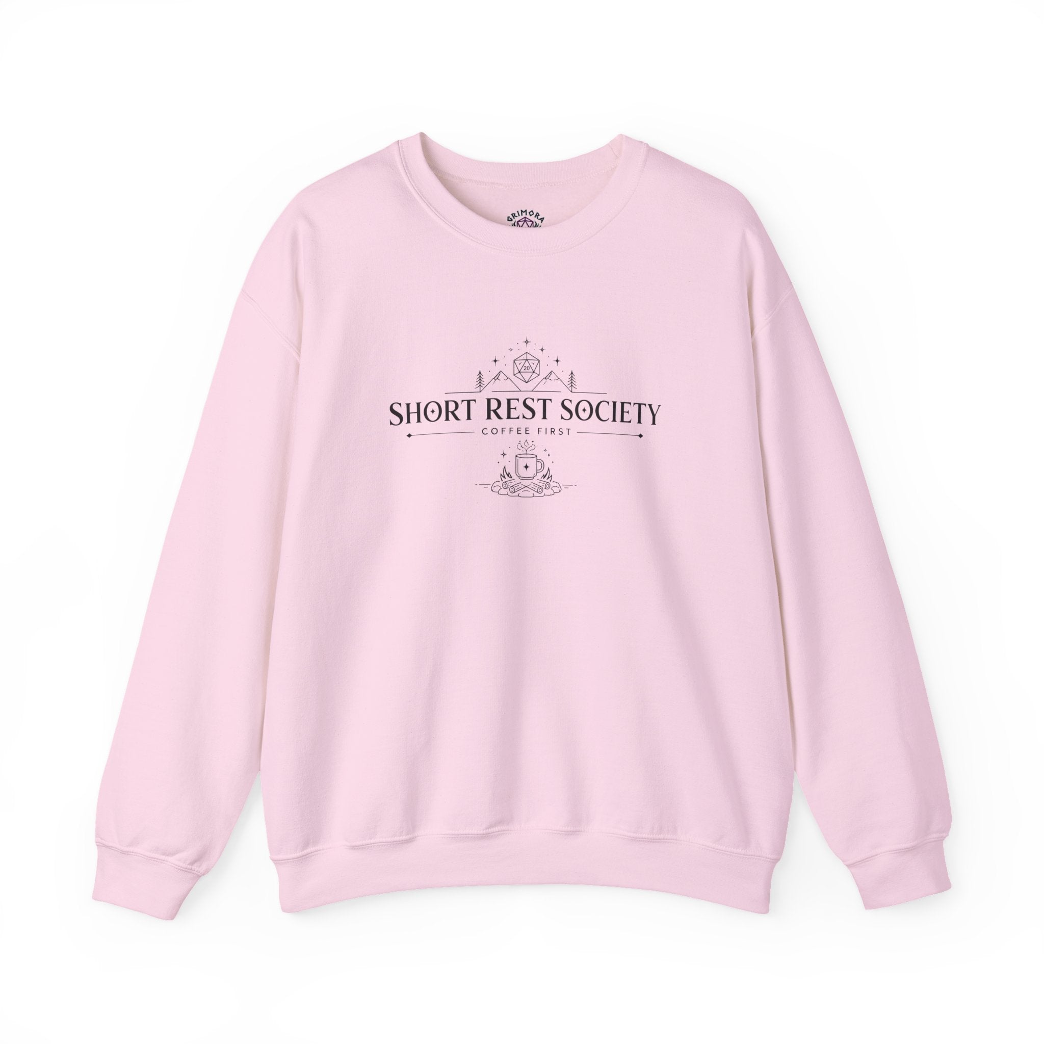 Short Rest Society – Coffee First | Tabletop RPG Sweatshirt
