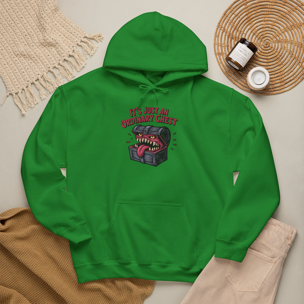 "It's Just An Ordinary Chest" — Mimic monster Hoodie