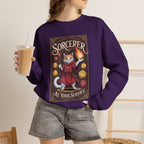 Sorcerer Cat at Your Service D&D Sweatshirt | Cat Lover RPG Gift