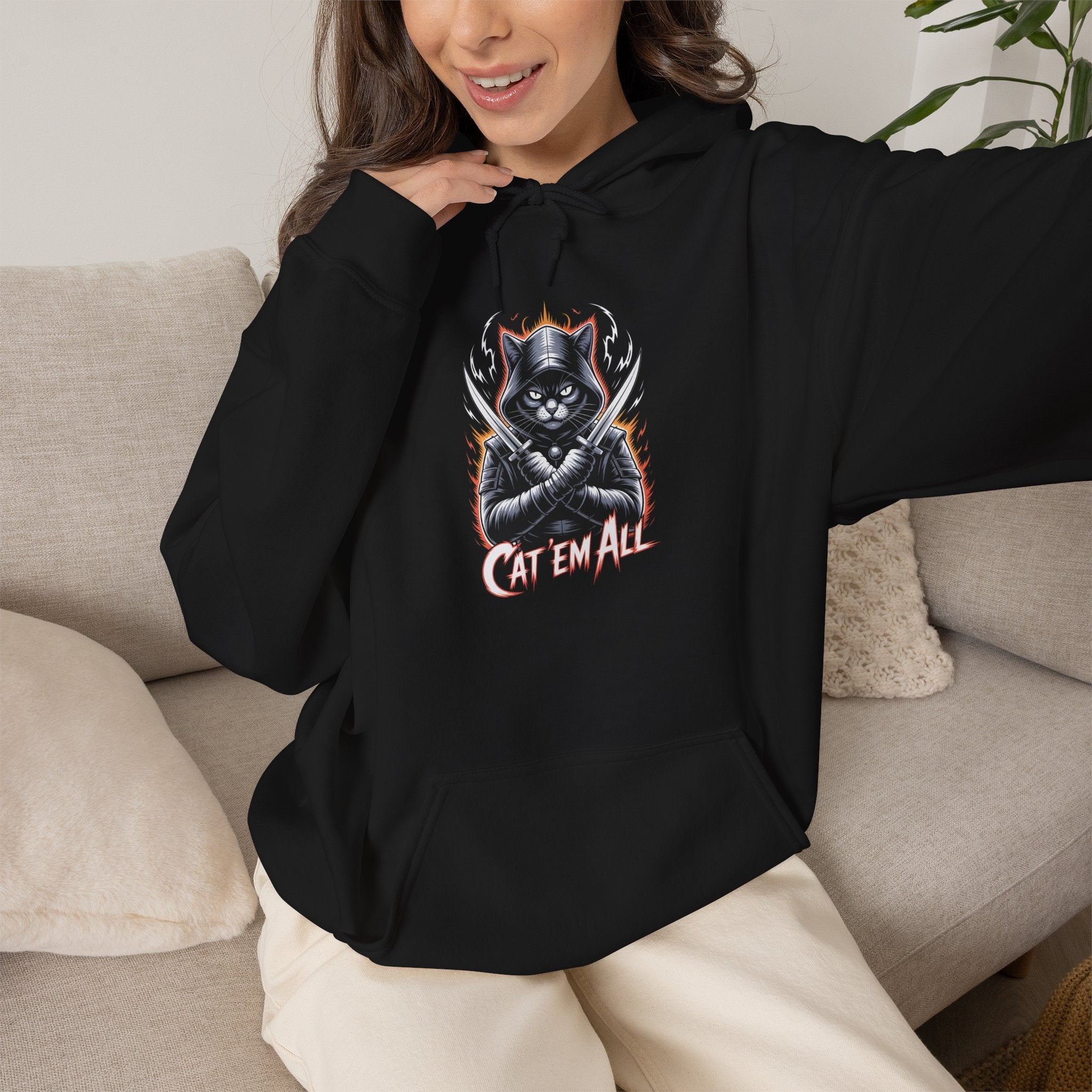 Cat 'Em All Hoodie