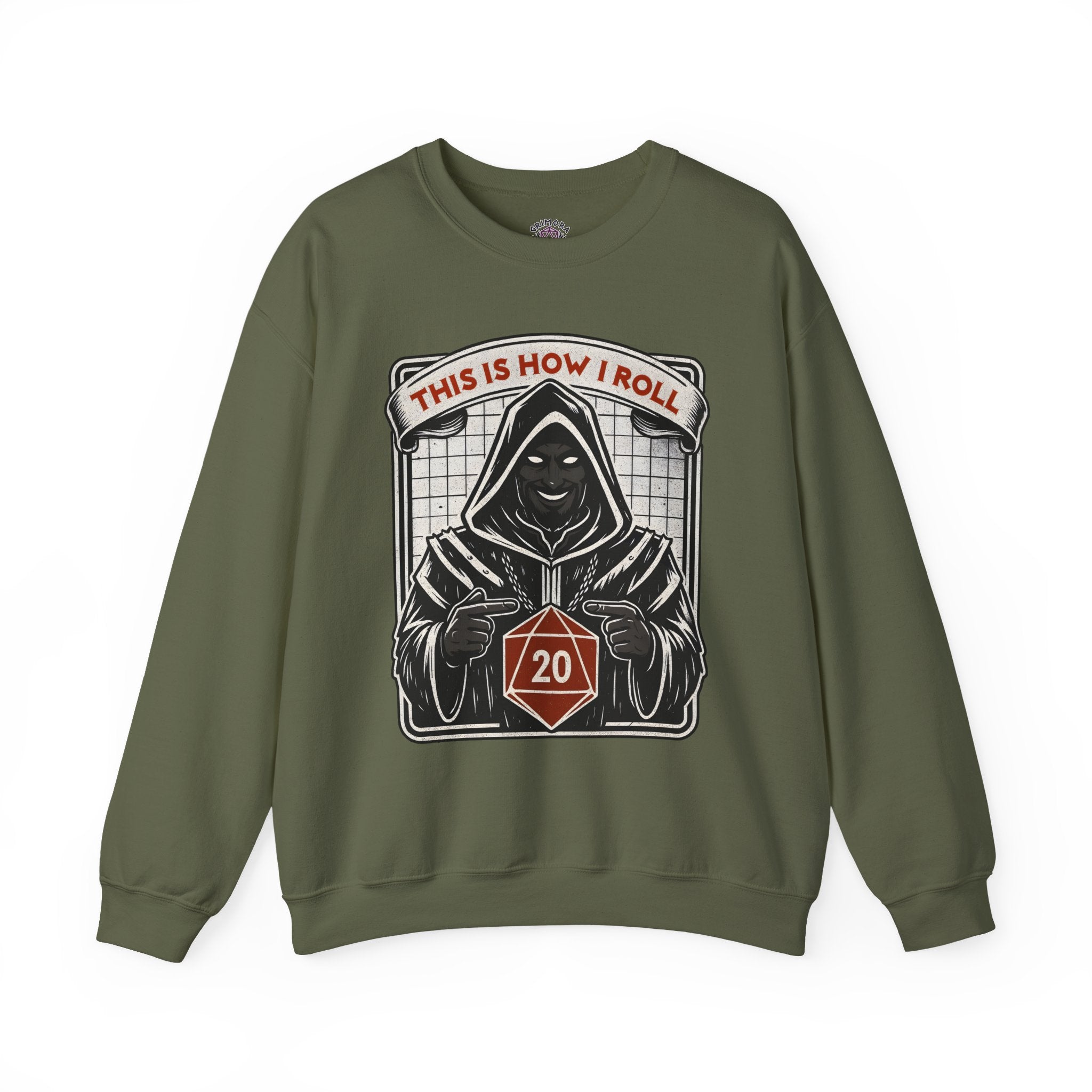 This Is How I Roll D20 Sweatshirt
