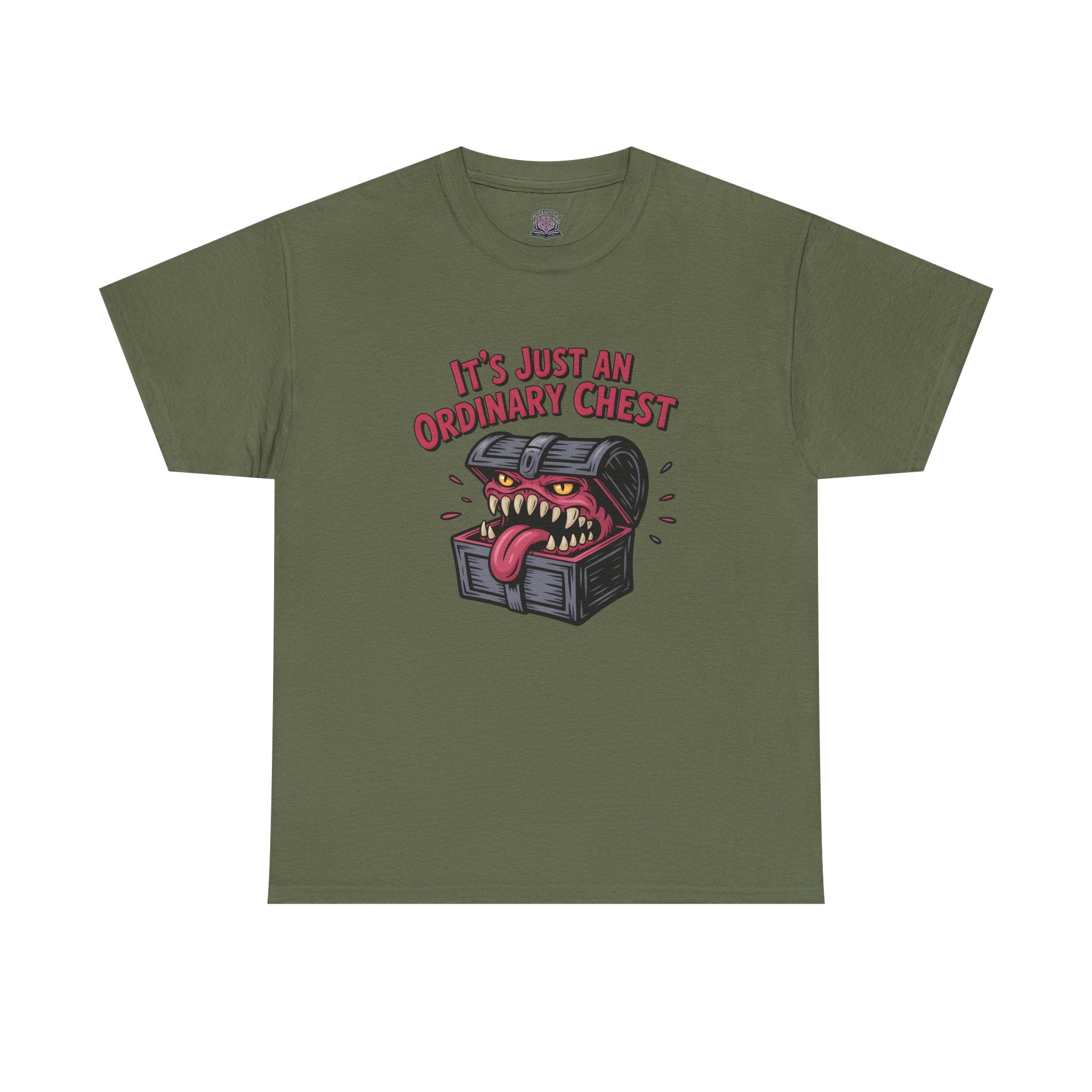 "It's Just An Ordinary Chest" — Mimic monster T-shirt