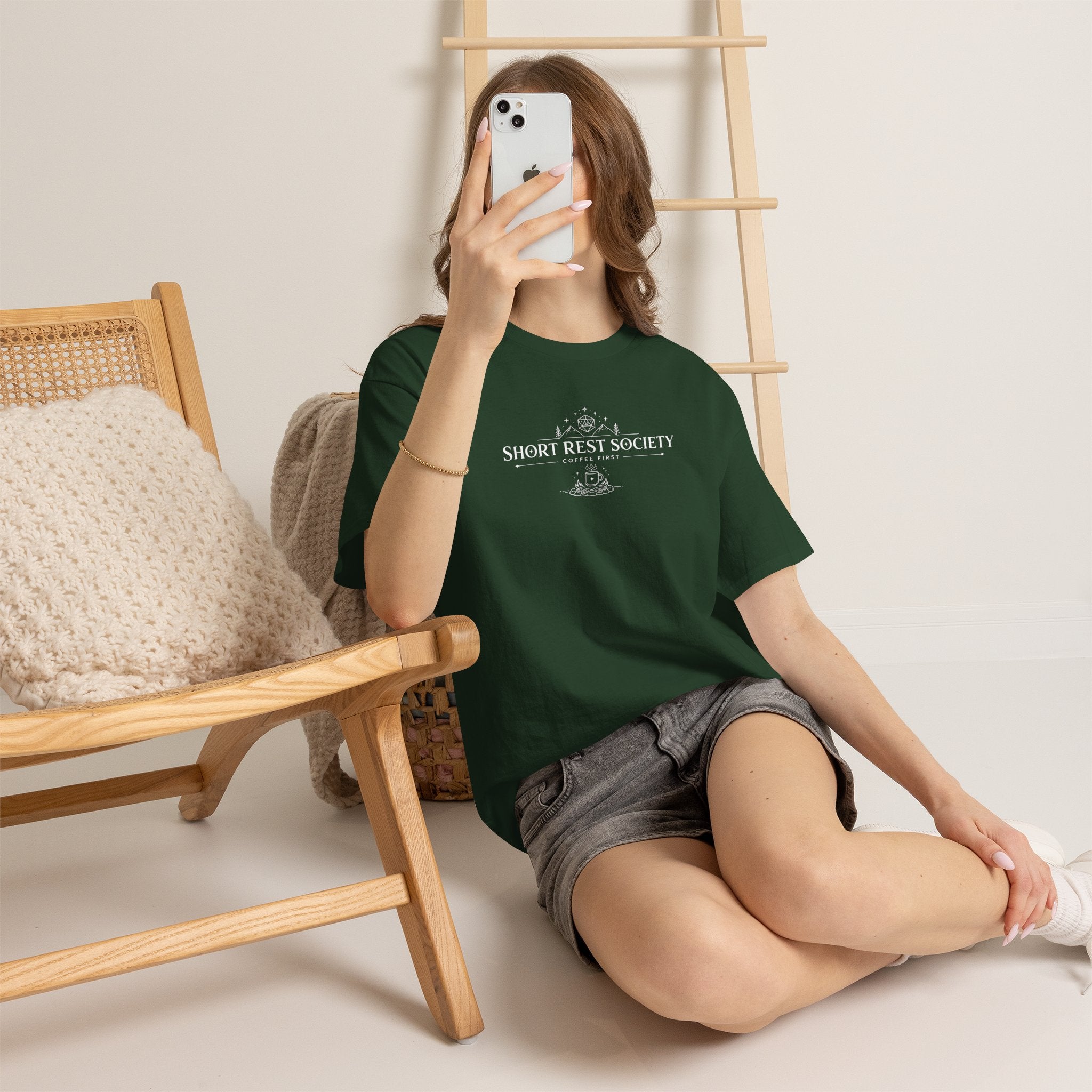 Short Rest Society – Coffee First | Tabletop RPG T-shirt